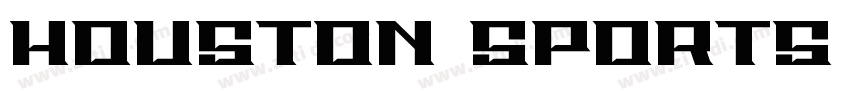 Houston Sports Font字体转换